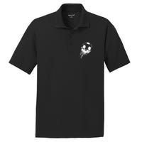 Soccer Player Sports Vintage Men Soccer Ball PosiCharge RacerMesh Polo