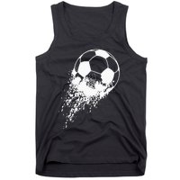 Soccer Player Sports Vintage Men Soccer Ball Tank Top