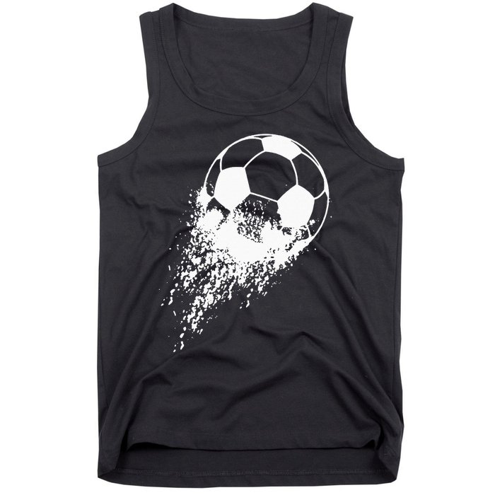 Soccer Player Sports Vintage Men Soccer Ball Tank Top