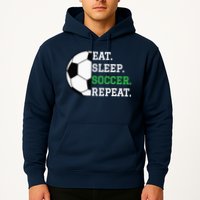 Soccer Player Soccer Lover Eat Sleep Soccer Repeat Hoodie
