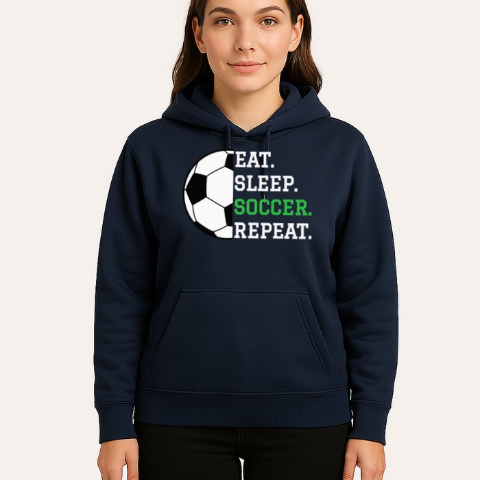 Soccer Player Soccer Lover Eat Sleep Soccer Repeat Hoodie