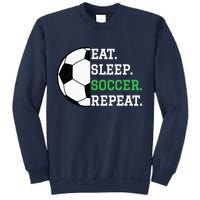 Soccer Player Soccer Lover Eat Sleep Soccer Repeat Sweatshirt