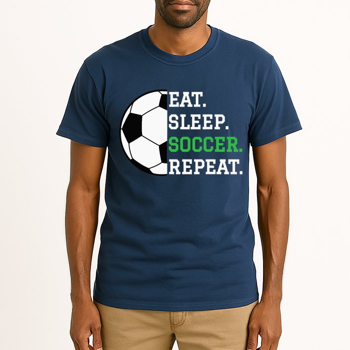 Soccer Player Soccer Lover Eat Sleep Soccer Repeat Tall T-Shirt