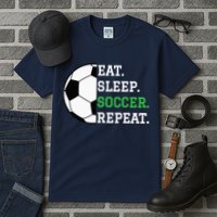 Soccer Player Soccer Lover Eat Sleep Soccer Repeat Tall T-Shirt