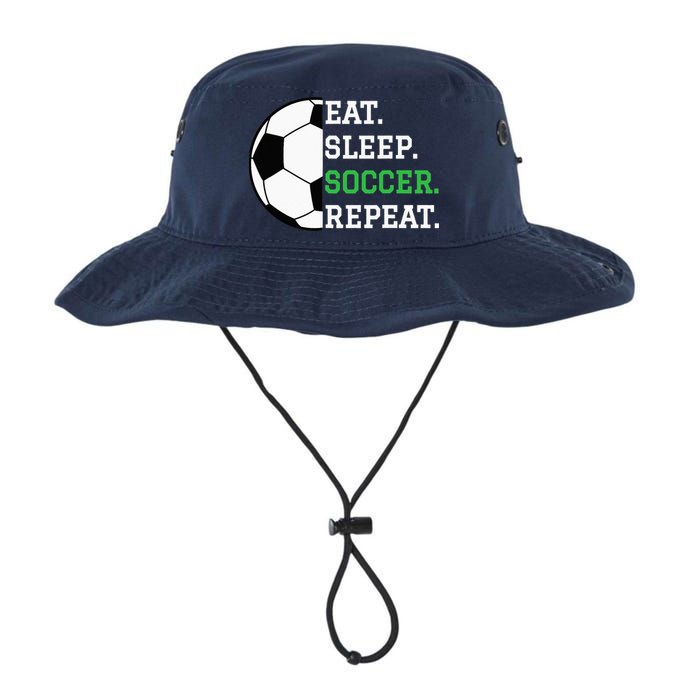 Soccer Player Soccer Lover Eat Sleep Soccer Repeat Bucket Hat