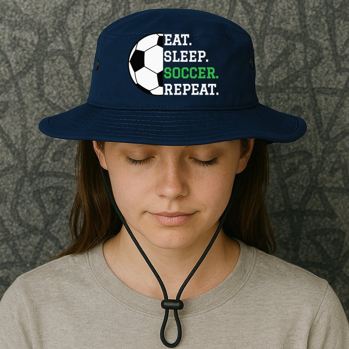Soccer Player Soccer Lover Eat Sleep Soccer Repeat Bucket Hat