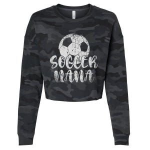 Soccer Player Soccer Nana Soccer Lover Sport Cropped Pullover Crew