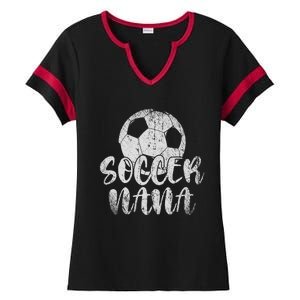 Soccer Player Soccer Nana Soccer Lover Sport Ladies Halftime Notch Neck Tee