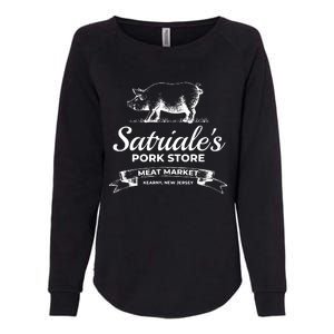 Satriales Pork Store Kearny New Jersey Womens California Wash Sweatshirt