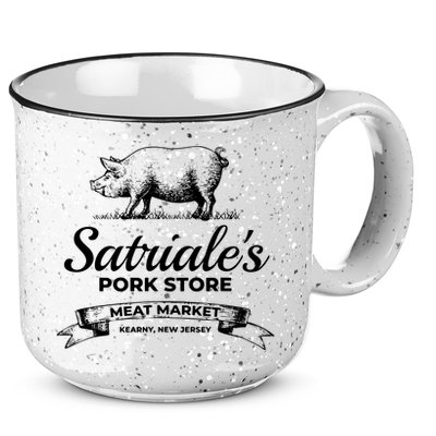Satriales Pork Store Kearny New Jersey 15oz Campfire Ceramic Mug