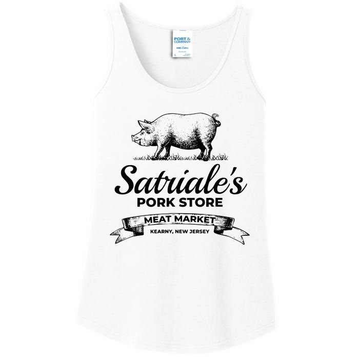 Satriales Pork Store Kearny New Jersey Ladies Essential Tank