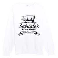 Satriales Pork Store Kearny New Jersey Premium Crewneck Sweatshirt