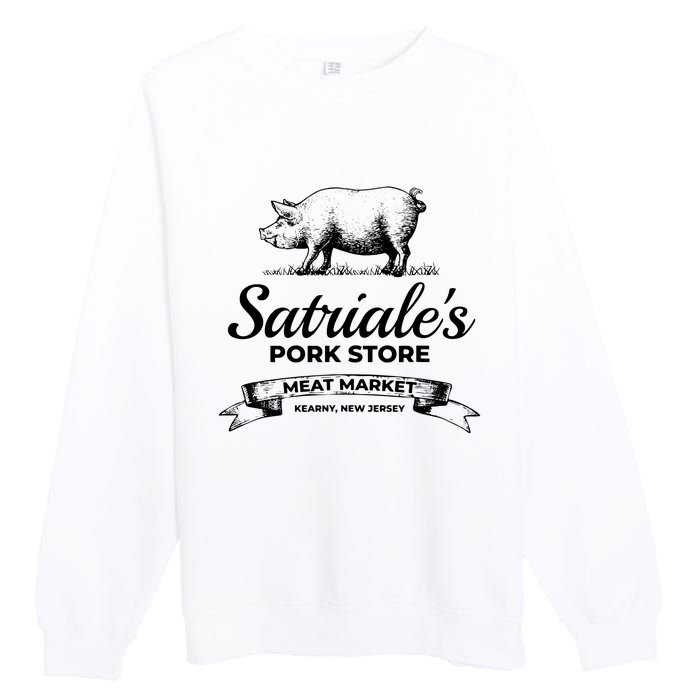 Satriales Pork Store Kearny New Jersey Premium Crewneck Sweatshirt