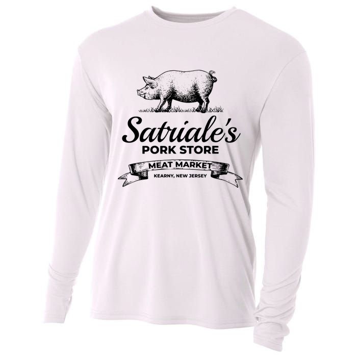 Satriales Pork Store Kearny New Jersey Cooling Performance Long Sleeve Crew
