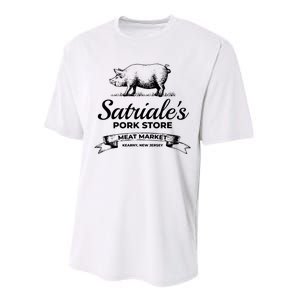 Satriales Pork Store Kearny New Jersey Performance Sprint T-Shirt