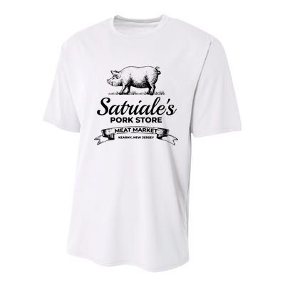 Satriales Pork Store Kearny New Jersey Youth Performance Sprint T-Shirt