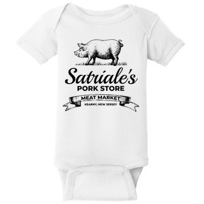 Satriales Pork Store Kearny New Jersey Baby Bodysuit