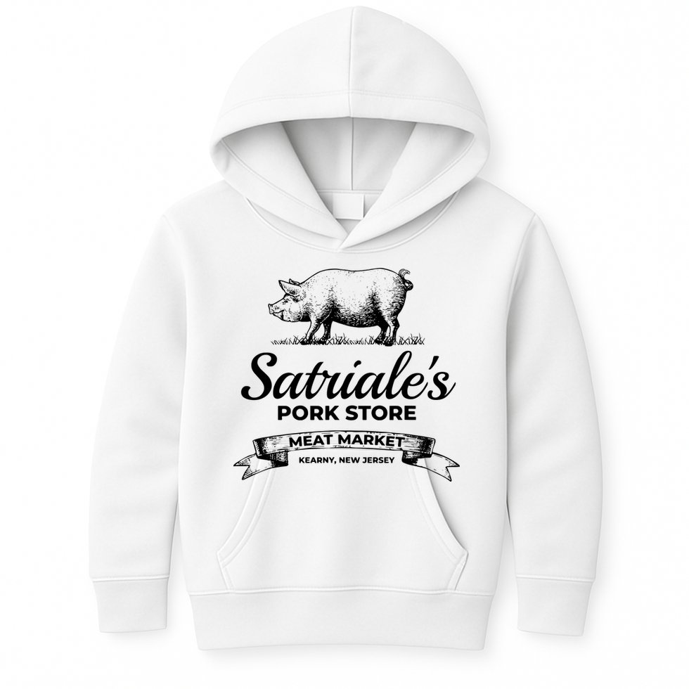 Satriales Pork Store Kearny New Jersey Kids Hoodie