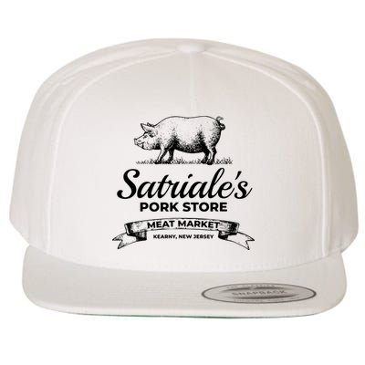 Satriales Pork Store Kearny New Jersey Wool Snapback Cap