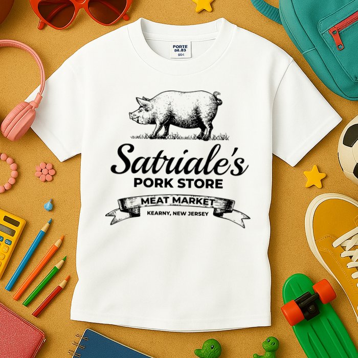 Satriales Pork Store Kearny New Jersey Kids T-Shirt