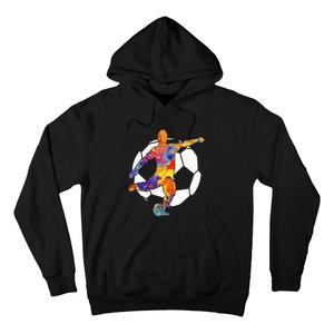 Soccer Player Sports Graphic Soccer Graphic Hoodie