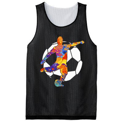 Soccer Player Sports Graphic Soccer Graphic Mesh Reversible Basketball Jersey Tank