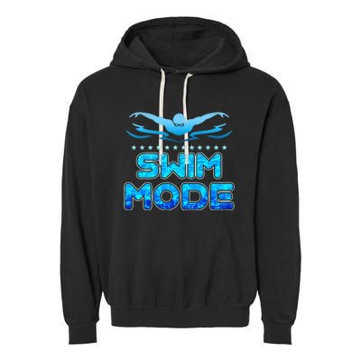 Swimming Pool Sport Swimmer Swim Team Open Waters Garment-Dyed Fleece Hoodie