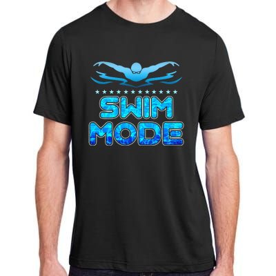 Swimming Pool Sport Swimmer Swim Team Open Waters Adult ChromaSoft Performance T-Shirt