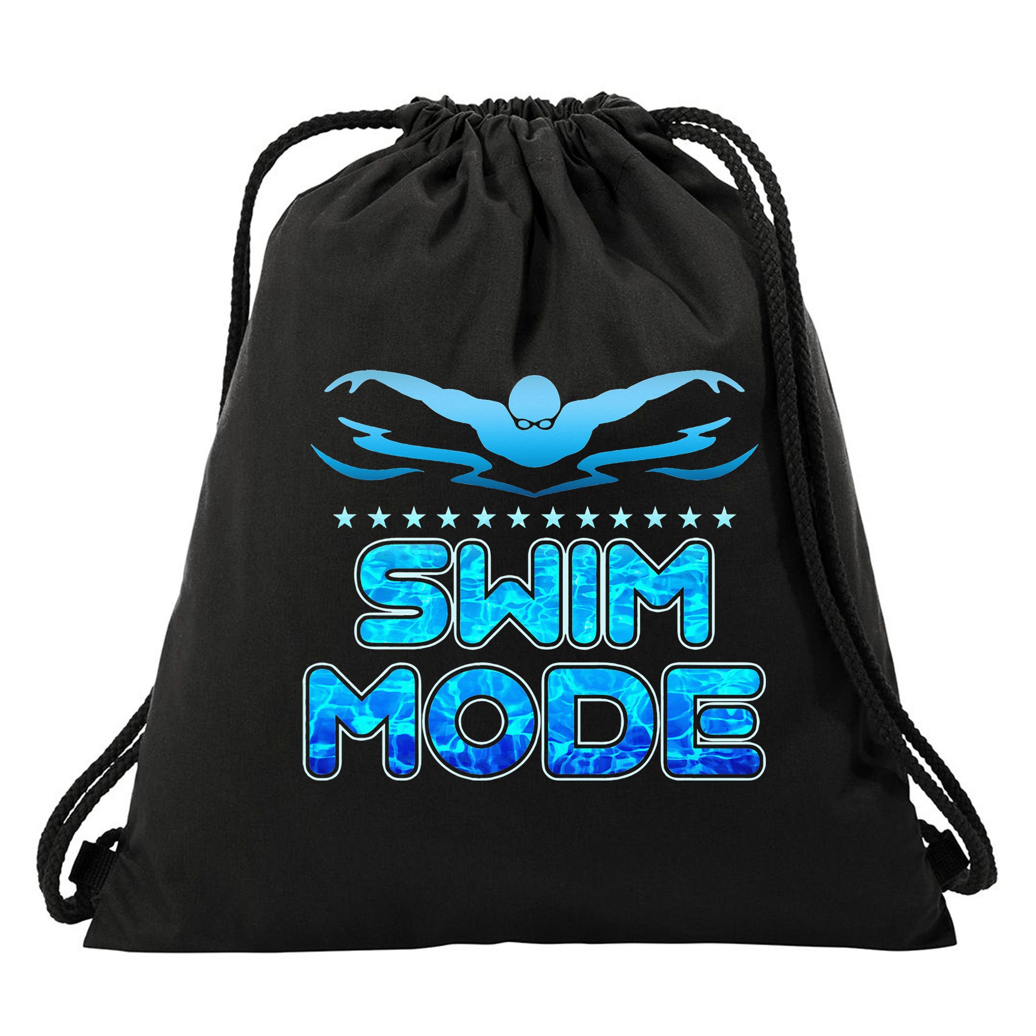 Swimming Pool Sport Swimmer Swim Team Open Waters Drawstring Bag