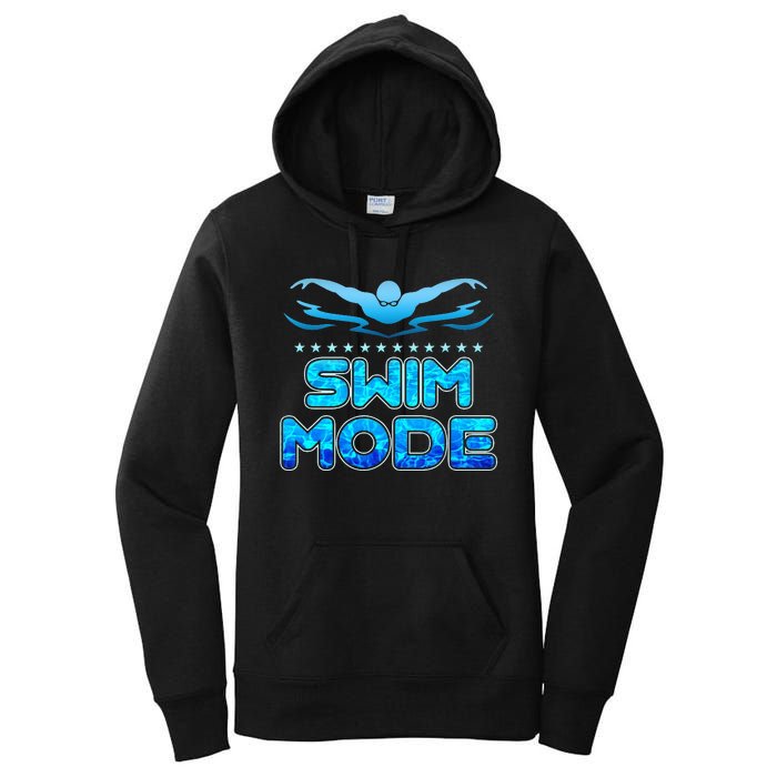 Swimming Pool Sport Swimmer Swim Team Open Waters Women's Pullover Hoodie