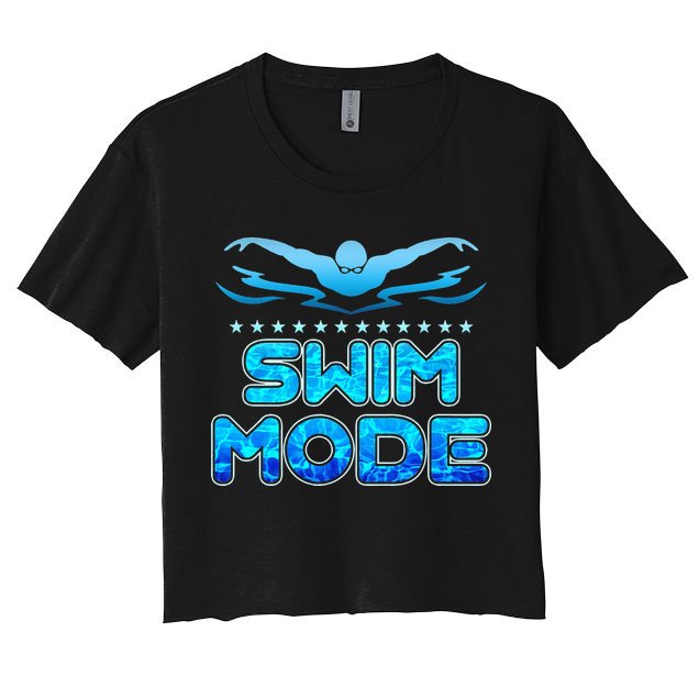 Swimming Pool Sport Swimmer Swim Team Open Waters Crop Top