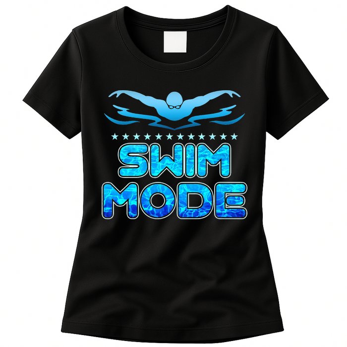Swimming Pool Sport Swimmer Swim Team Open Waters Womens T-Shirt