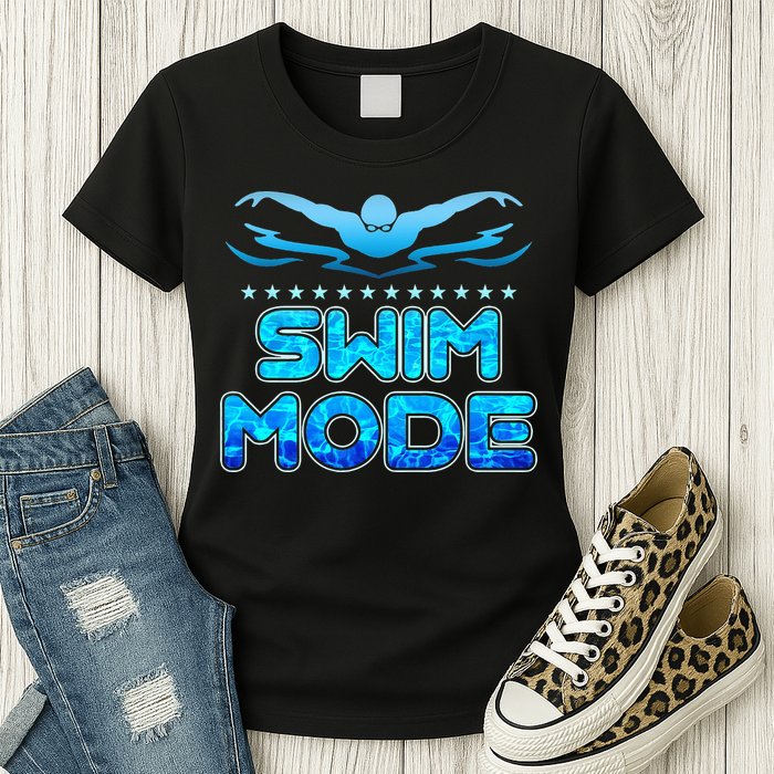 Swimming Pool Sport Swimmer Swim Team Open Waters Womens T-Shirt