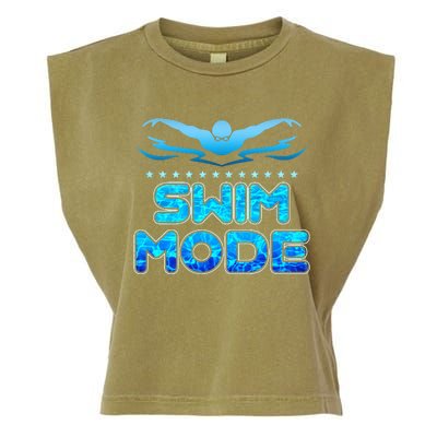 Swimming Pool Sport Swimmer Swim Team Open Waters Garment-Dyed Women's Muscle Tee