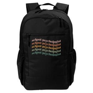 School Psychologist School Psychology School Psych Lpc Gift Daily Commute Backpack