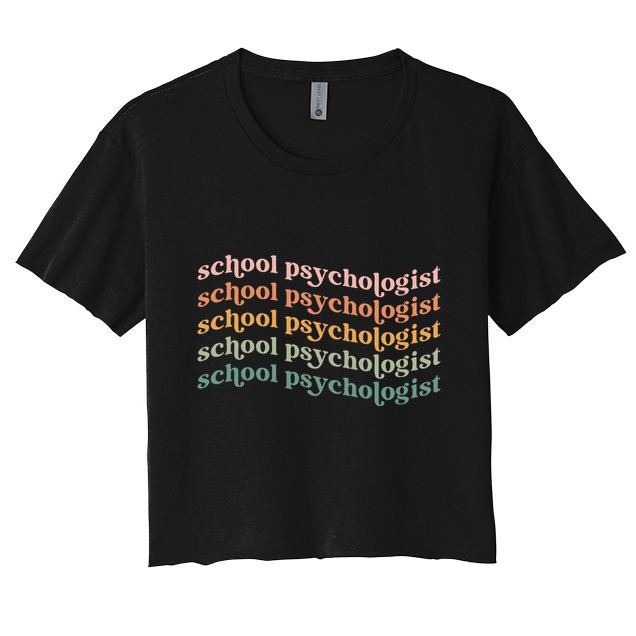 School Psychologist School Psychology School Psych Lpc Gift Crop Top
