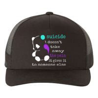 Suicide Pain Semicolon Gift Suicide Prevention Awareness Yupoong Adult 5-Panel Trucker Hat