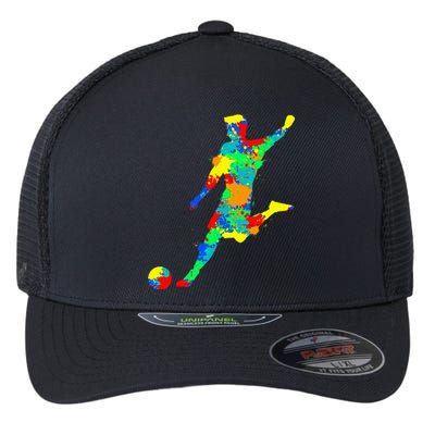 Soccer Player Flexfit Unipanel Trucker Cap