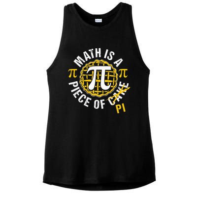 Simple Pi Symbol National Pi Day Gift Ladies PosiCharge Tri-Blend Wicking Tank