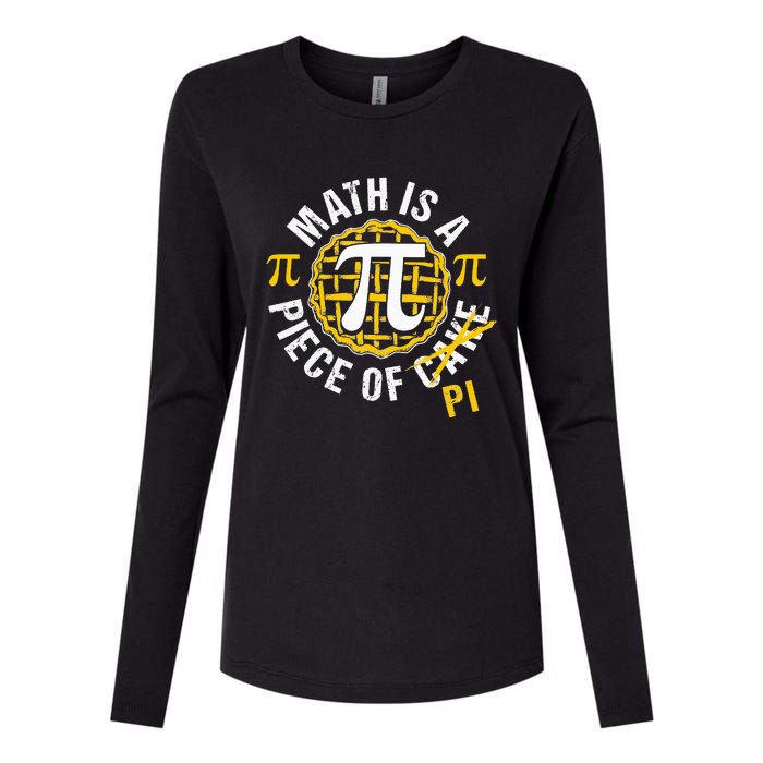 Simple Pi Symbol National Pi Day Gift Womens Cotton Relaxed Long Sleeve T-Shirt