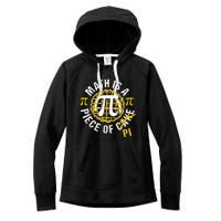 Simple Pi Symbol National Pi Day Gift Women's Fleece Hoodie