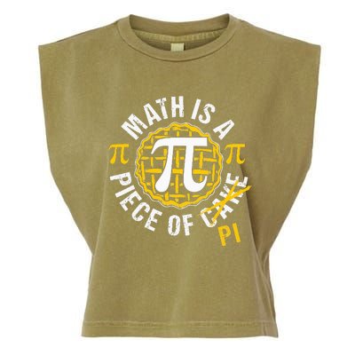 Simple Pi Symbol National Pi Day Gift Garment-Dyed Women's Muscle Tee