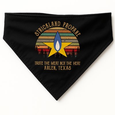 Strickland Propane Taste The Meat Not The Heat Arlen Texas Vintage USA-Made Doggie Bandana
