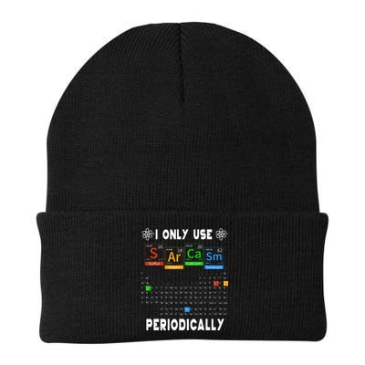 Science Periodic Table Tee I Only Use Sarcasm Periodically Beanie