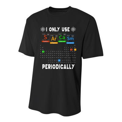 Science Periodic Table Tee I Only Use Sarcasm Periodically Youth Performance Sprint T-Shirt