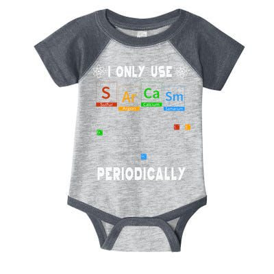 Science Periodic Table Tee I Only Use Sarcasm Periodically Infant Baby Jersey Bodysuit