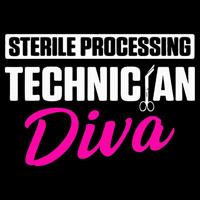 Sterile Processing Technician Diva Funny Tech Flat Bill Trucker Hat