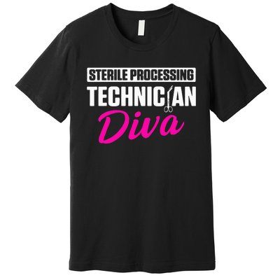 Sterile Processing Technician Diva Funny Tech Premium T-Shirt