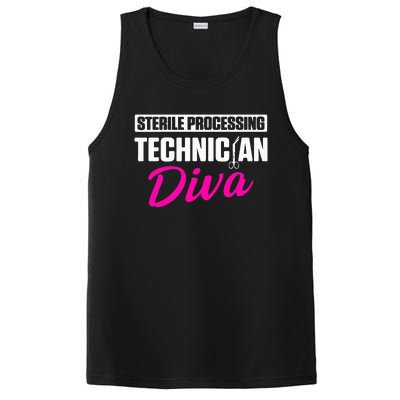 Sterile Processing Technician Diva Funny Tech PosiCharge Competitor Tank