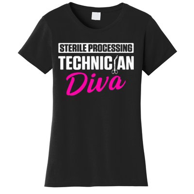 Sterile Processing Technician Diva Funny Tech Women's T-Shirt